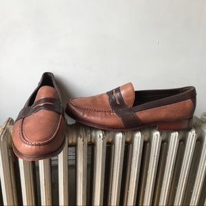 Cole Haan Two-Toned Leather Penny Loafer US 12 M